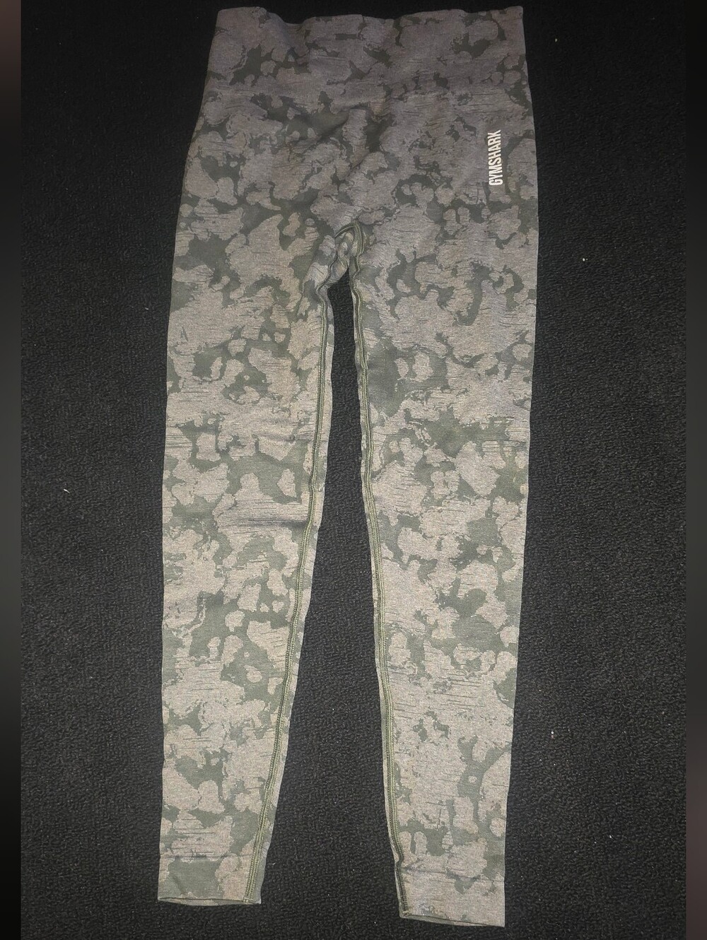 Gymshark Green Camo Seamless Leggings Size Small